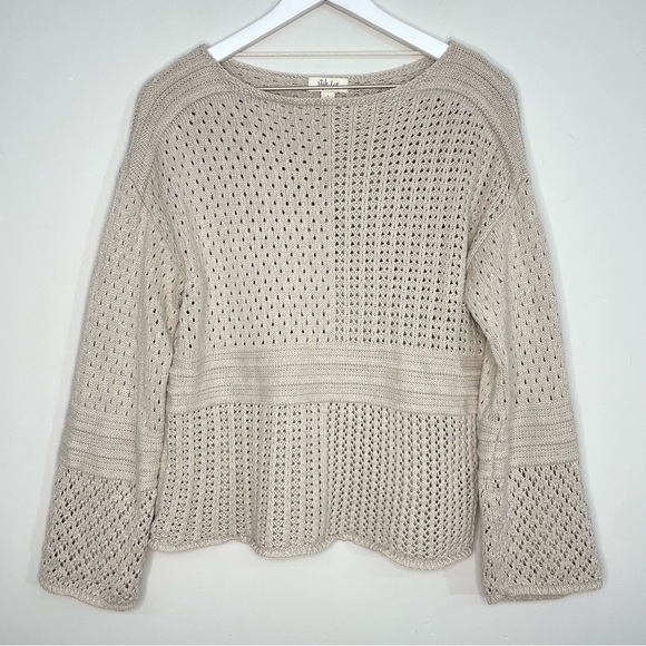 Style & Co Pointelle Sweater Size Small - Picture 2 of 6